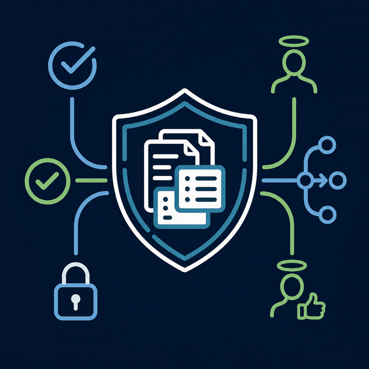 AI Governance for Legal Systems and Legal Departments — TechCorpLegal research illustration
